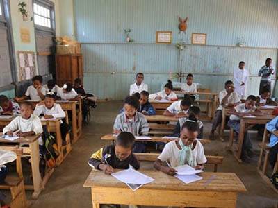 salle de classe malgache